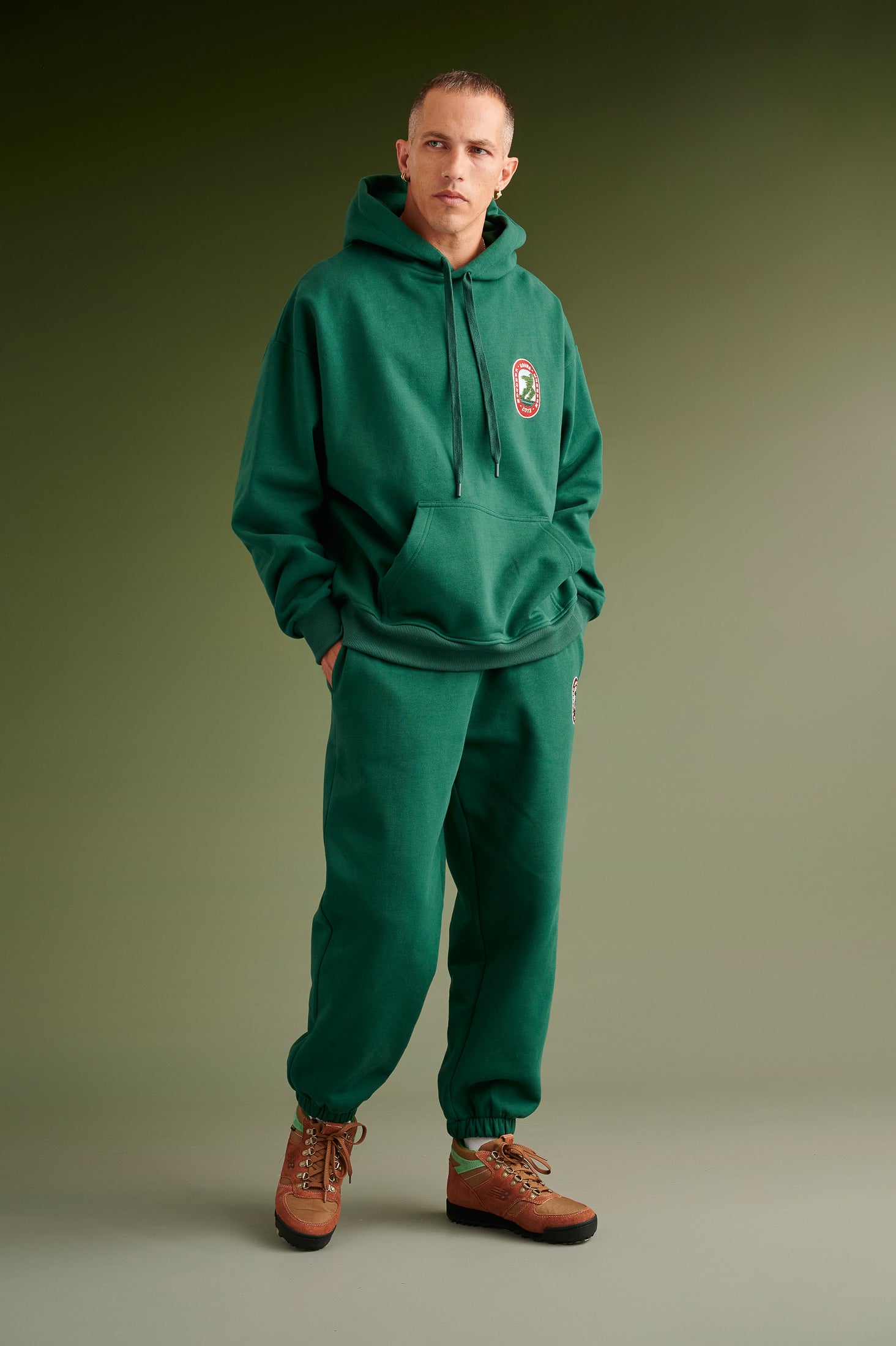 Emerald green 2025 champion hoodie