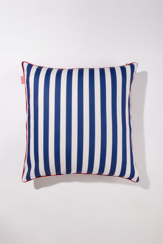 karavan clothing fashion spring summer 24 that moment homeware collection pillow case floral red stripes blue