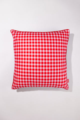 karavan clothing fashion spring summer 24 that moment homeware collection pillow case red check floral