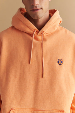 karavan clothing well i did fall winter 24 25 men collection mikel hoodie orange