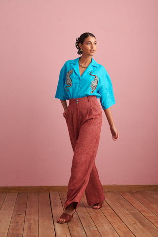 karavan clothing fashion spring summer 24 collection anthony trousers bordeaux