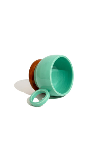 Donut Coffee Mug (Turquoise)