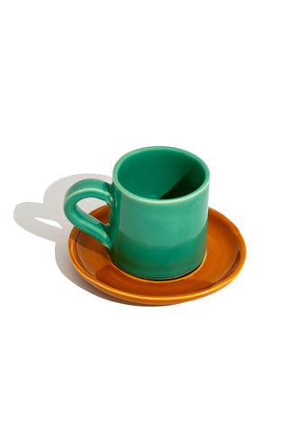 karavan clothing planet homeware collection fall winter 24 25 mini coffee mug mint caramel