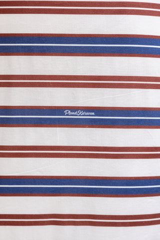 karavan clothing planet homeware collection fall winter 24 25 duvet cover ivory blue stripes