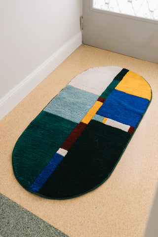 Hand Tufted Rug (Geometric)