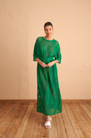 karavan clothing fashion spring summer 24 that moment errika dress green