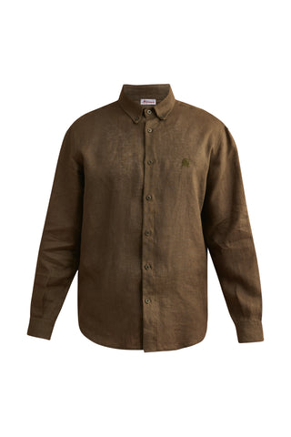 karavan clothing that moment spring summer 24 men ezra shirt khaki