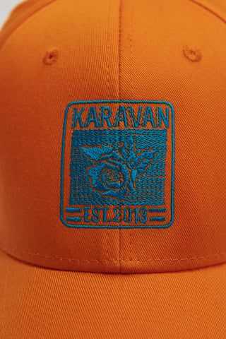 karavan clothing fashion spring summer 24 collection nancy dad hat orange