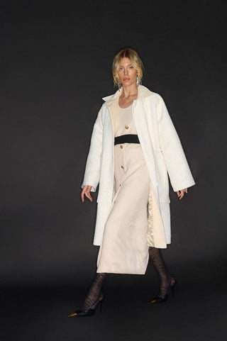 karavan clothing fashion KRVN well i did fall winter 24 25 aldina coat ivory