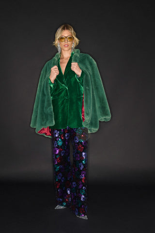 karavan clothing fashion KRVN well i did fall winter 24 25 donatella coat green