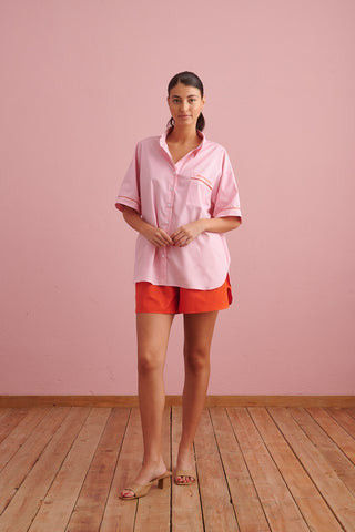 karavan clothing fashion spring summer 24 that moment homeware sleepware pyjamas shorts orange