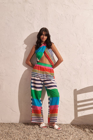 karavan clothing fashion spring summer 24 collection weekendwear adaline trousers multicolor