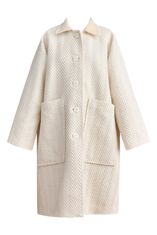 karavan clothing fashion KRVN well i did fall winter 24 25 aldina coat ivory