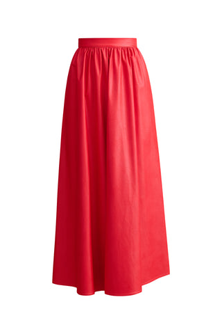 karavan clothing fashion KRVN well i did fall winter 24 25 angelina skirt red