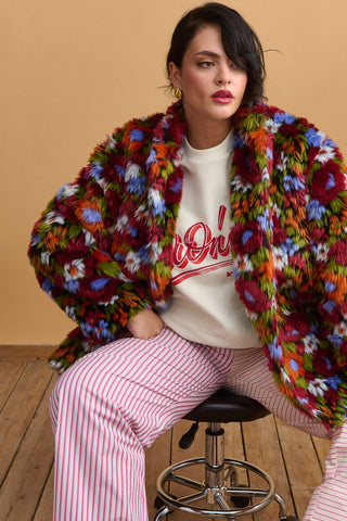 karavan clothing fashion KRVN well i did fall winter 24 25 christmas edition azari coat multicolor