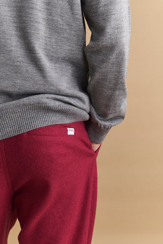 karavan clothing well i did fall winter 24 25 men collection anthony trousers burgundy