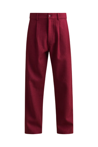 karavan clothing well i did fall winter 24 25 men collection anthony trousers burgundy