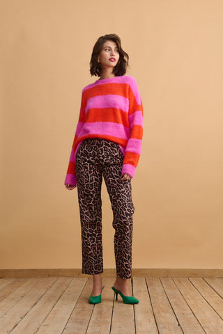 karavan clothing fashion well i did fall winter 24 25 arabella trousers leopard