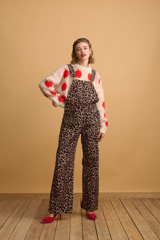 karavan clothing fashion well i did fall winter 24 25 arden dungarees leopard