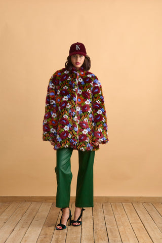 karavan clothing fashion KRVN well i did fall winter 24 25 christmas edition azari coat multicolor