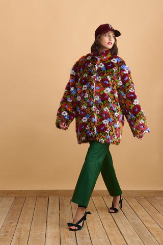 karavan clothing fashion KRVN well i did fall winter 24 25 christmas edition azari coat multicolor