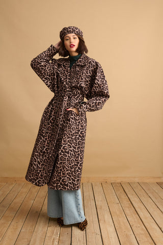 Dolores Beret (Leopard)