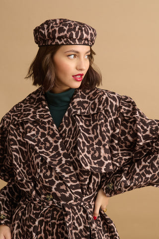 Dolores Beret (Leopard)