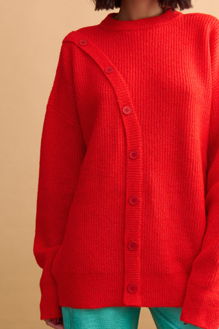 karavan clothing fashion well i did fall winter 24 25 carmen sweater coral