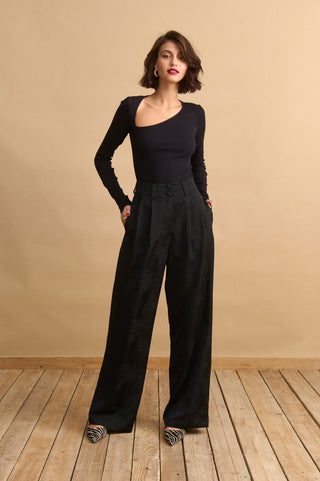 karavan clothing fashion KRVN well i did fall winter 24 25 tina trousers black