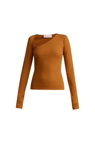 karavan clothing fashion KRVN well i did fall winter 24 25 celestina top mustard