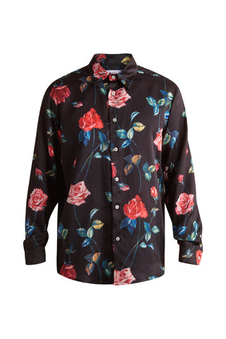 karavan clothing well i did fall winter 24 25 men collection cole shirt floral black