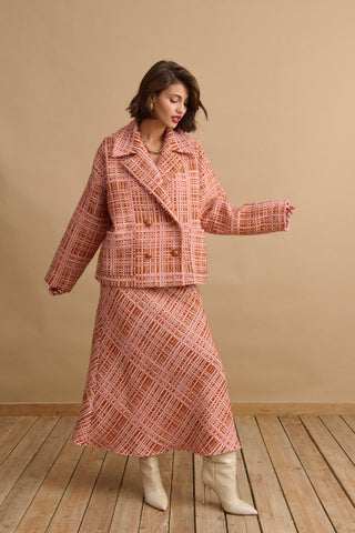 karavan clothing fashion KRVN well i did fall winter 24 25 costanza blazer terracotta