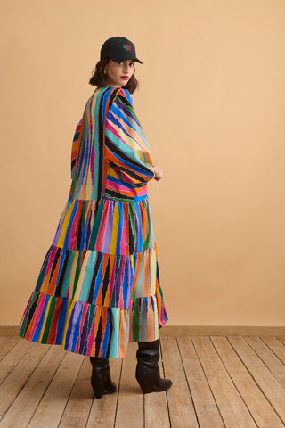 karavan clothing fashion well i did fall winter 24 25 cynthia dress multicolor