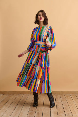 karavan clothing fashion well i did fall winter 24 25 cynthia dress multicolor