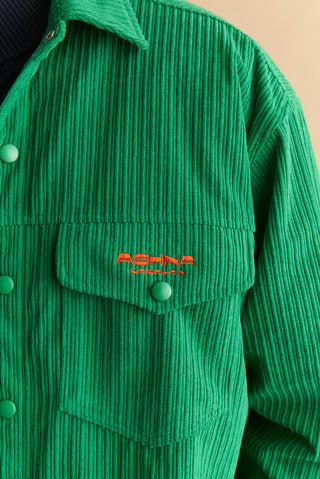 karavan clothing well i did fall winter 24 25 men collection kieran shirt green