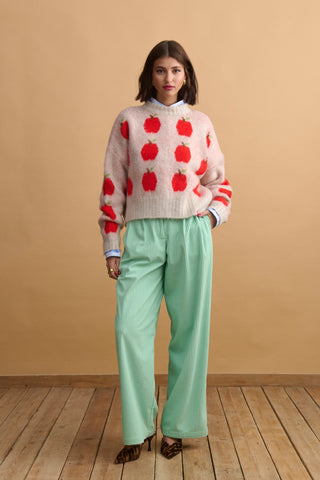 karavan clothing fashion well i did fall winter 24 25 daniela sweater apples