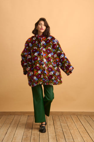 karavan clothing fashion KRVN well i did fall winter 24 25 christmas edition azari coat multicolor