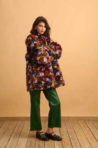 karavan clothing fashion KRVN well i did fall winter 24 25 christmas edition azari coat multicolor