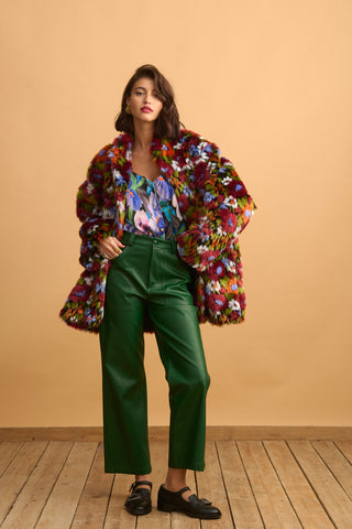 karavan clothing fashion KRVN well i did fall winter 24 25 christmas edition azari coat multicolor