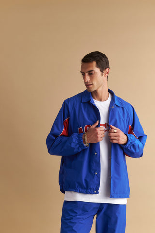 karavan clothing well i did fall winter 24 25 men collection declan blue jacket