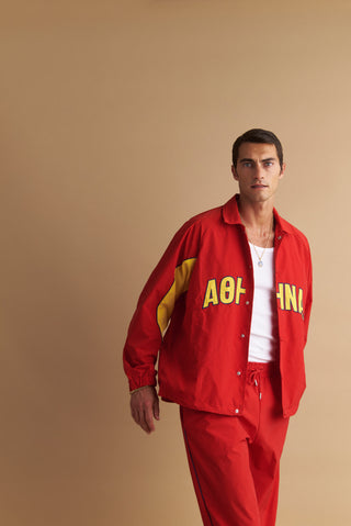 karavan clothing well i did fall winter 24 25 men collection declan red jacket