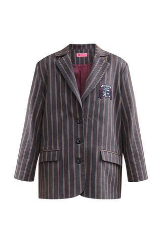 karavan clothing fashion well i did fall winter 24 25 demi blazer stripes