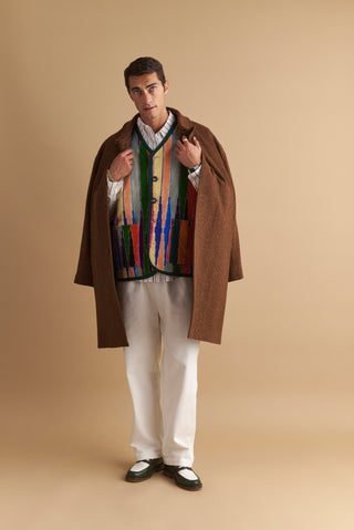 karavan clothing well i did fall winter 24 25 men collection nuno vest multicolor