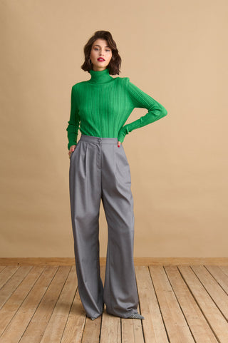 karavan clothing fashion KRVN well i did fall winter 24 25 dominiki trousers grey