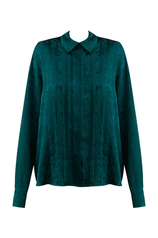 karavan clothing fashion KRVN well i did fall winter 24 25 donna shirt dark green