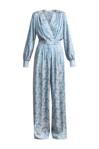 karavan clothing fashion KRVN well i did fall winter 24 25 eleonora jumpsuit light blue