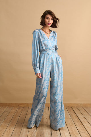 karavan clothing fashion KRVN well i did fall winter 24 25 eleonora jumpsuit light blue