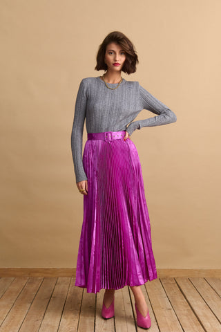 karavan clothing fashion KRVN well i did fall winter 24 25 linda skirt magenta