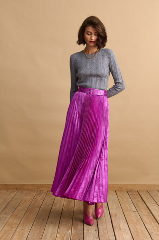 karavan clothing fashion KRVN well i did fall winter 24 25 linda skirt magenta