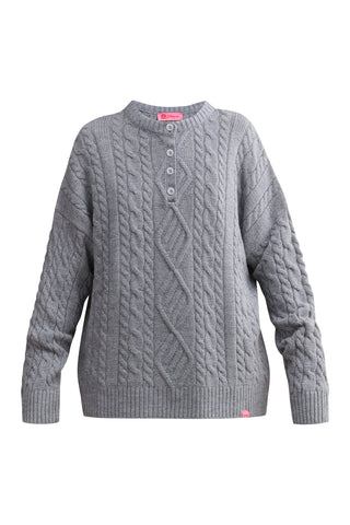 karavan clothing fashion KRVN well i did fall winter 24 25 christmas edition eloise pullover grey